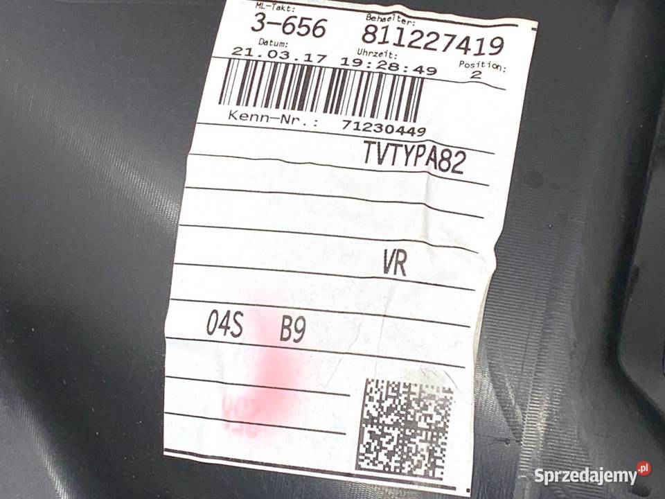 BOCZEK DRZWI PRAWY PRZÓD AUDI A4 B9 Kombi osobowe