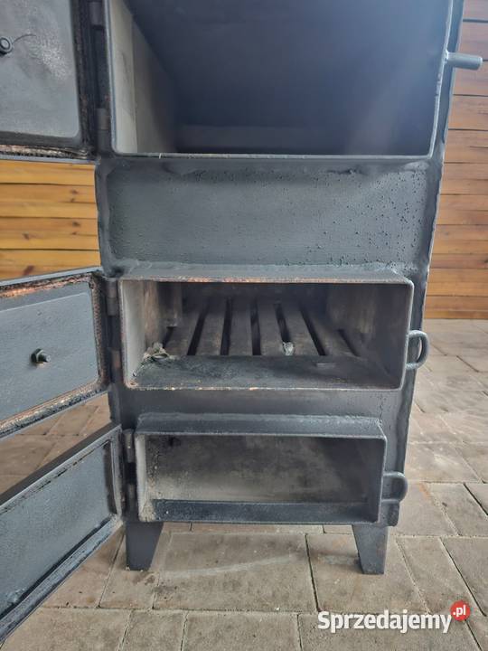 Piec nadmuchowy 25 kW duże palenisko solidny Rybnik