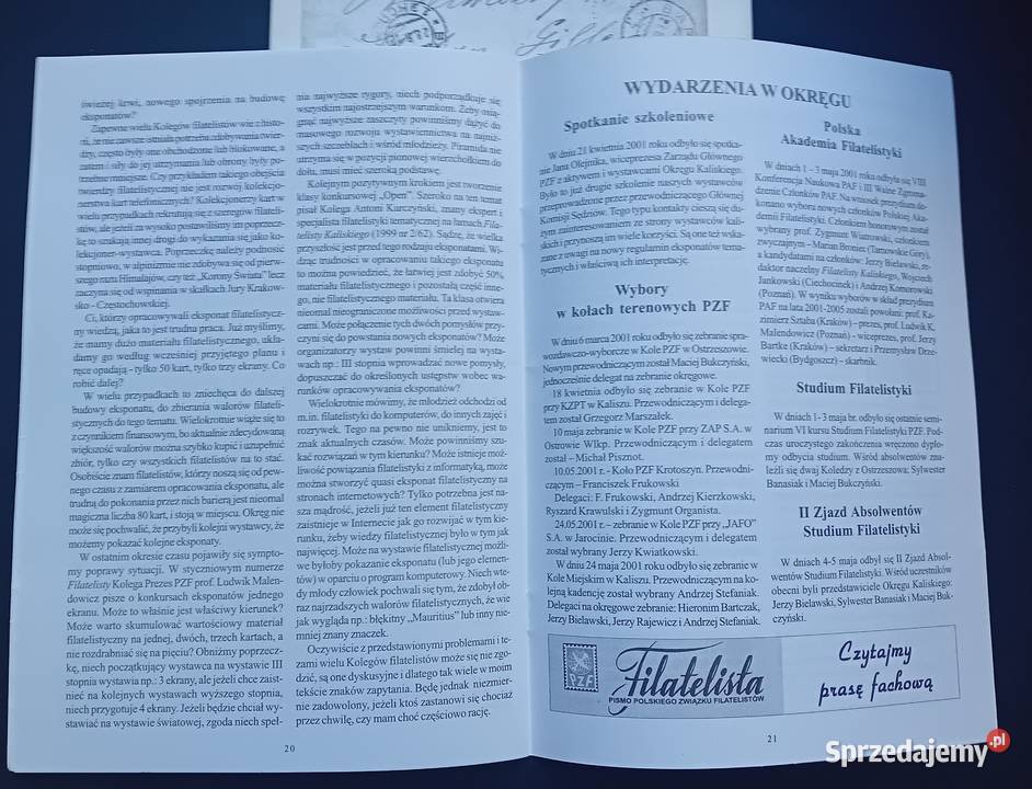 Kwartalnik Filatelista kaliski numery 1 69 i 2 Koźminek