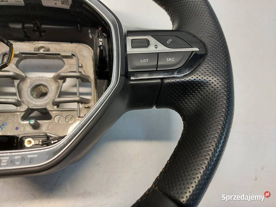 PEUGEOT 508 II Kierownica multimedialna skóra