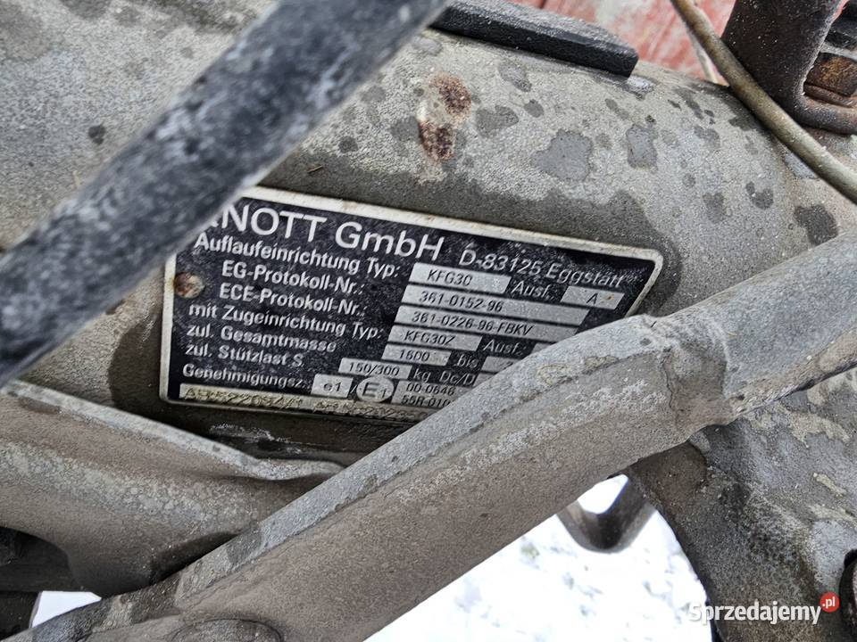 Przyczepa Stim kontener DMC 2000 2 osie pełny VAT Tarnobrzeg