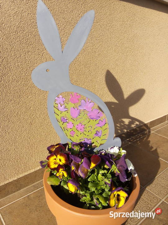 Zając wielkanocny dekoracja decoupage Poznań