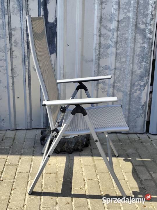 Aluminiowy Fotel Ogrodowy Wielopozycyjny Monza Poddębice