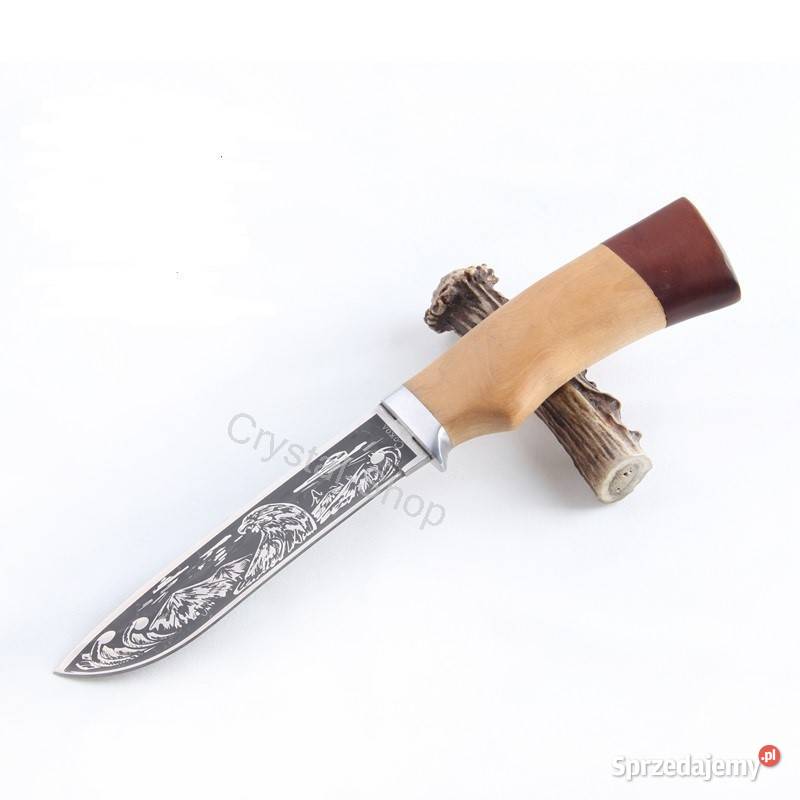 Nóż Turystyczny Myśliwski CRYSTAL survival Orzeł Akcesoria, narzędzia i noże lubelskie Łuków