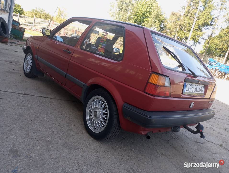 Volkswagen Golf Mk 2 aluminiowe felgi Świecie nad Osą