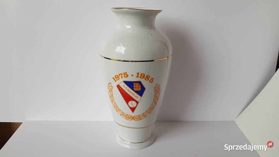 Porcelanowy wazon Bogucice TKS Budowlani Dąbrowa Górnicza sprzedam