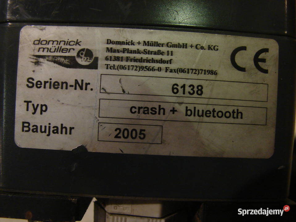 Mobile Easykey crash III bluetooth Domnick Starogard Gdański
