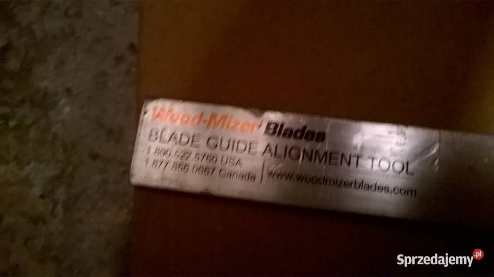 Przymiar do ustawiania piły taśmowej Wood Mizer Albigowa sprzedam