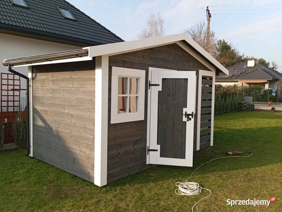 Domek narzędziowy z drewutnią 200x400 mazowieckie Sochaczew