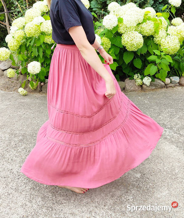 Nowa spódnica Asos 42 XL brudny róż różowa zachodniopomorskie Szczecin sprzedam