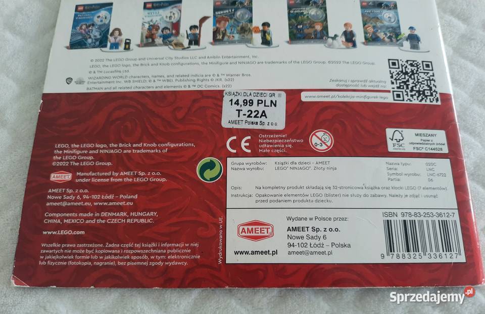 Lego Ninjago Legacy Złoty ninja Ameet 2022 Czeladź