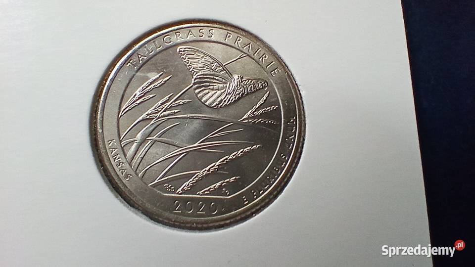 Stare monety 14 dolar 2020 P Tallgrass Prairie Lesko