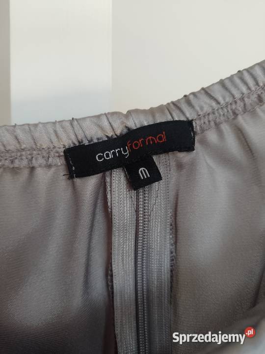 elegancka bluzka damska na ramiączkach szary/srebrny Jaworzno