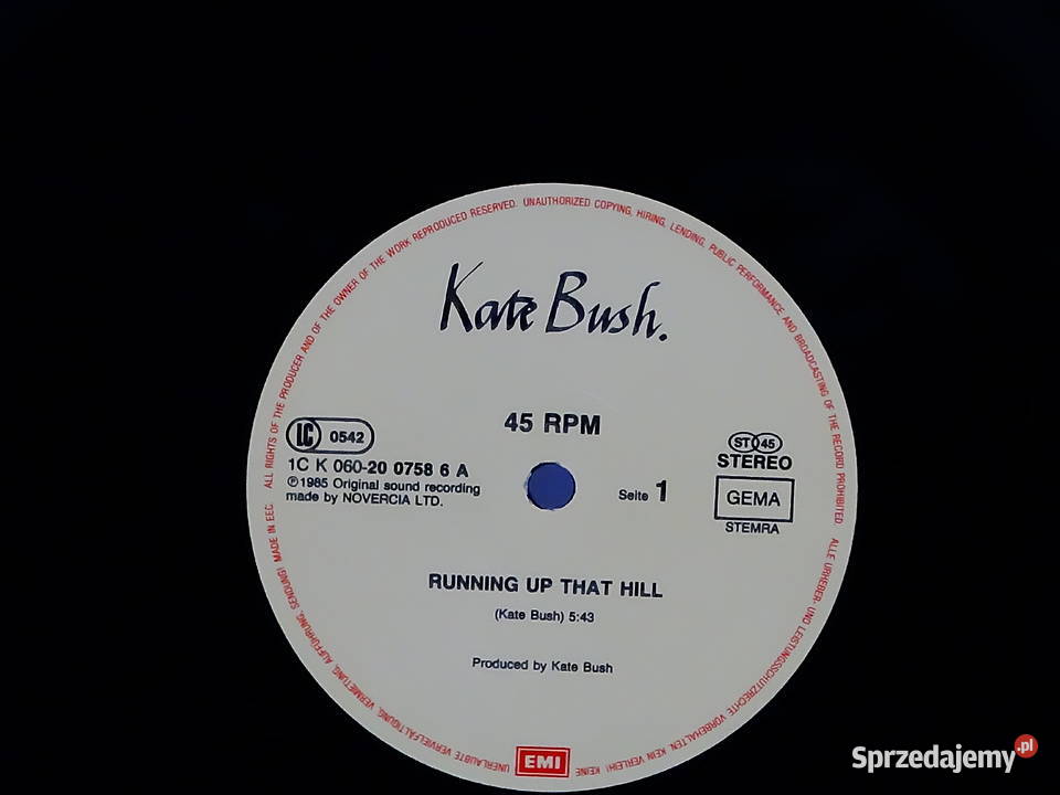 Kate Bush Running Up That Hill MaxiSingle 12 45 sprzedam