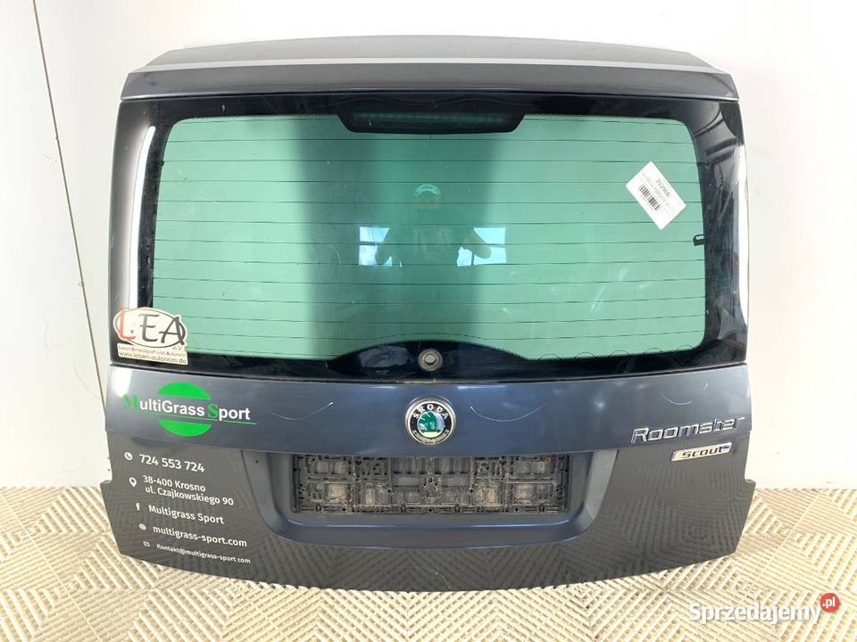 KLAPA TYŁ SKODA ROOMSTER Van minibus 0615 Klapy bagażnika sprzedam