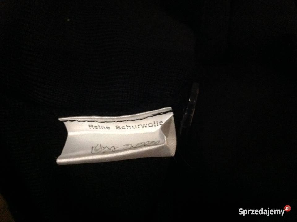 Sweter Rozpinany Czarny Damski M Wełniany Żywa Nowa Sól