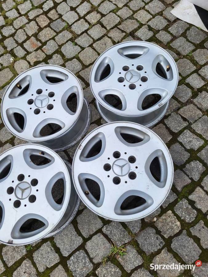 FELGI 4 SZTUKI 5X112 ALU MERCEDES 15 DEKIELKI Średnica 15" Rybnik