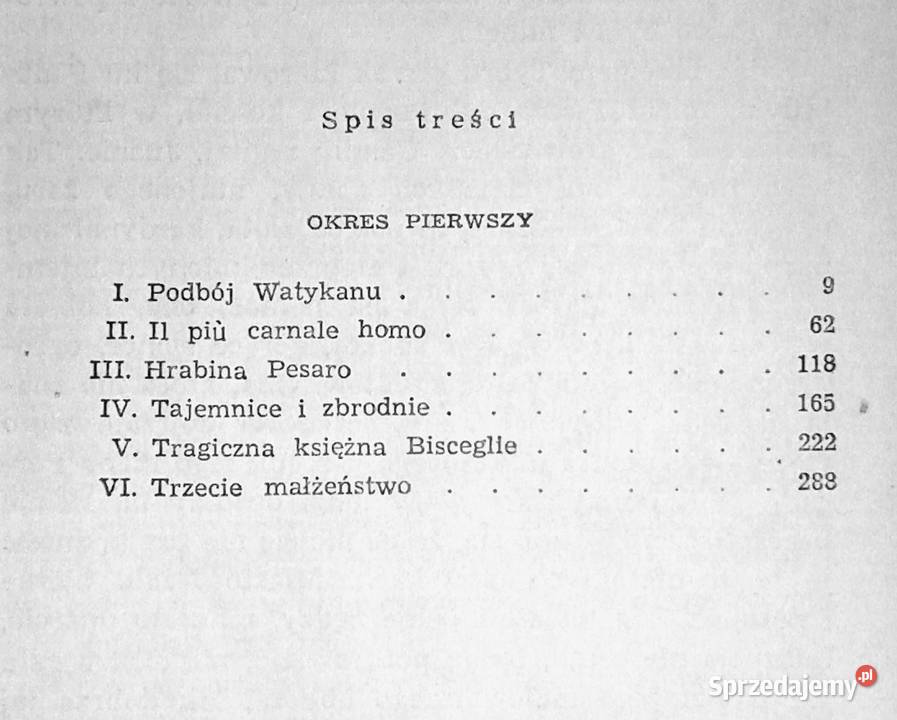 Lukrecja Borgia jej życie i czasy Tom 1 Maria Chełm sprzedam