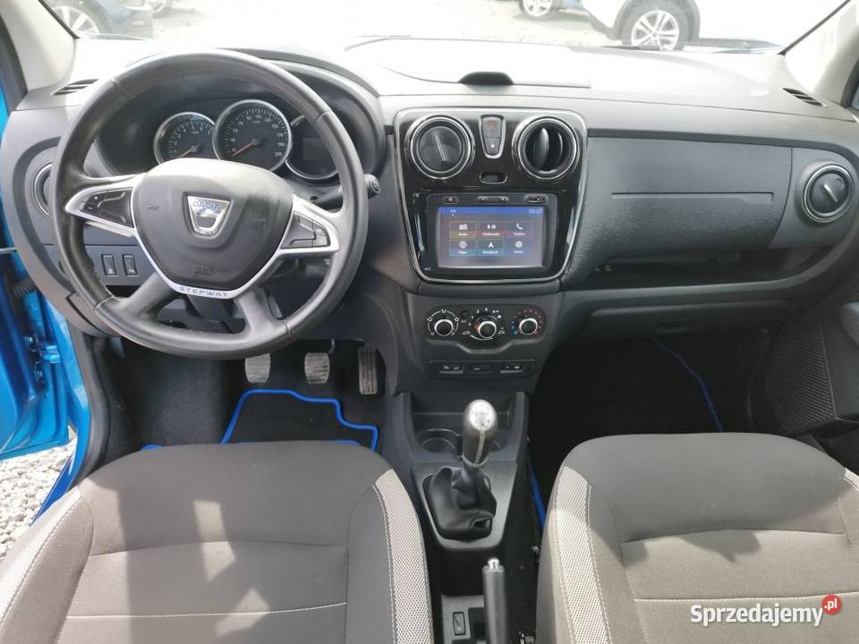 Dacia Lodgy Stepway 12 tce klima navi pdc stan niebieski śląskie Częstochowa