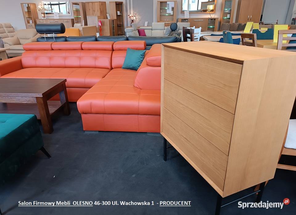 Narożnik ATLANTA 280x190 SKÓRA Massiv Outlet śląskie Koszęcin