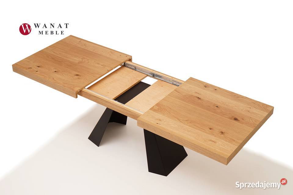 Nowoczesny Stół Rozkładany 140 x 90 Noga Stal Katowice