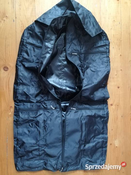 pokrowiec na ubrania podróżny z tkaniny ripstop