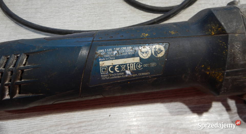 Szlifierka Bosch GWS125 Leżajsk