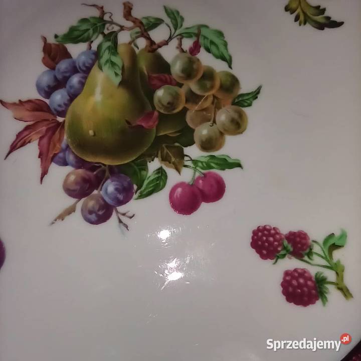 6 talerzyków z owocami Winterling Bavaria Gdańsk