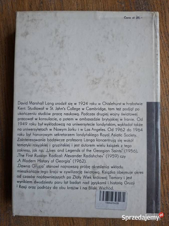 Dawna GruzjaD Marshall Lang Kraków sprzedam