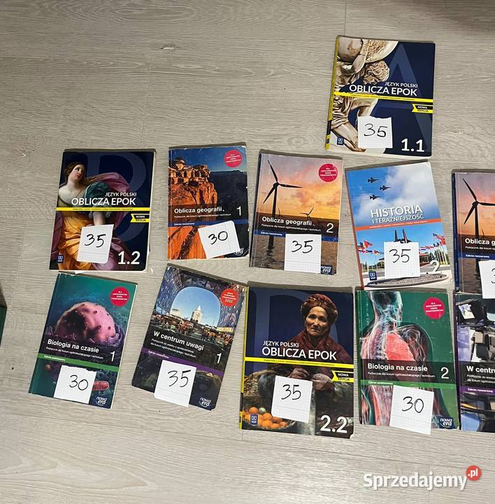 książki do szkoły średniej Skwierzyna sprzedam