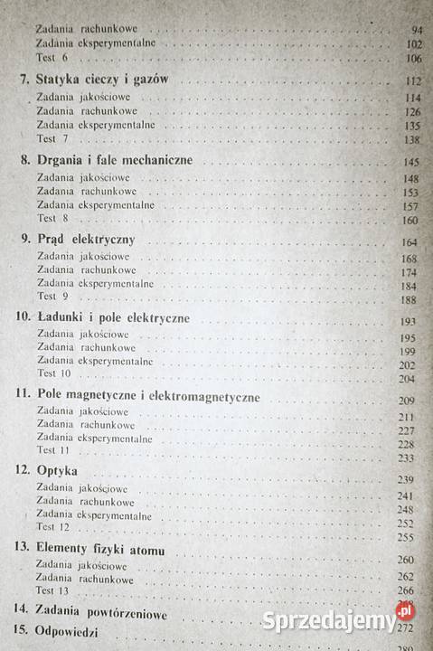 Zadania z fizyki szkoły podstawowej Henryk Chełm