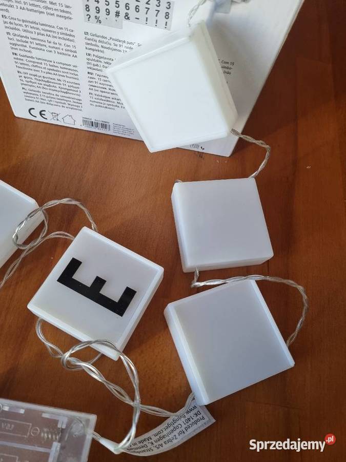 Girlanda świetlna Litery i Cyfry Nowa Oświetlenie Warszawa sprzedam