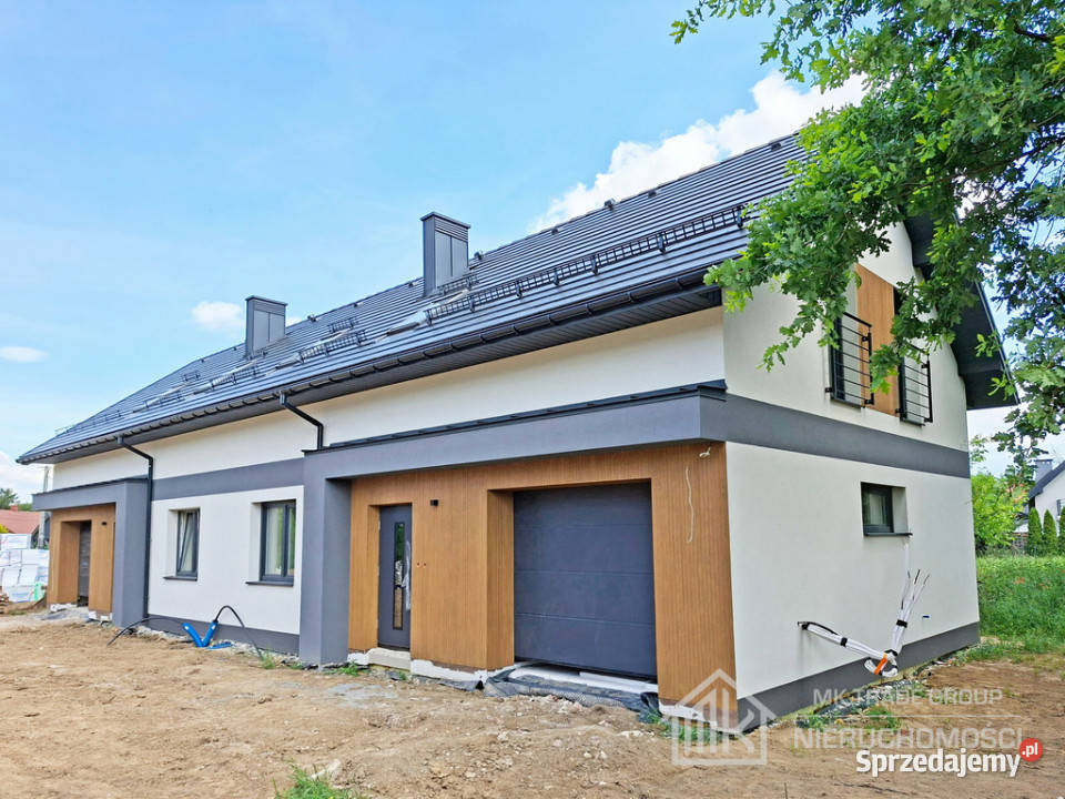 Gotowy nowy dom w zabudowie bliźniaczej 5 pokoi Niepołomice