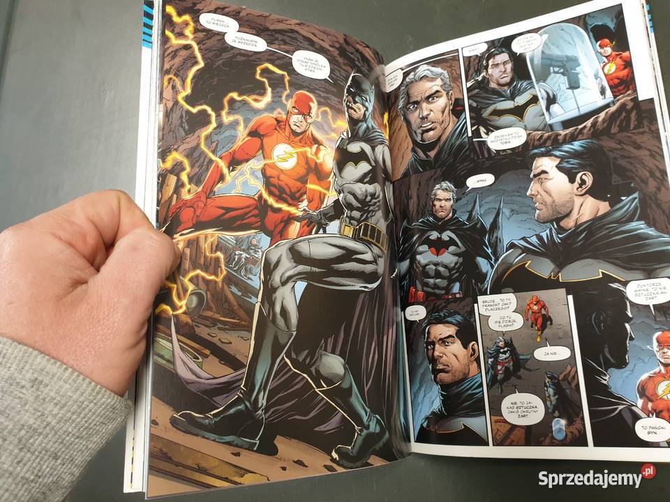 Batman Flash Przypinka DC Odrodzenie Egmont kredowy papier  Gdynia