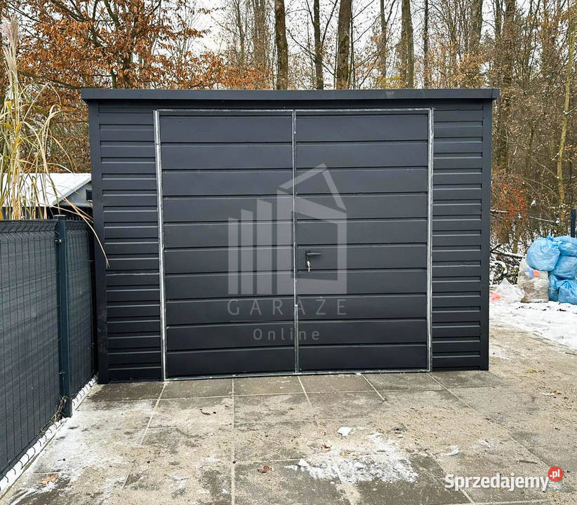 Garaż Blaszany 3x5 wiata 05x3 Rynny dach Spad w Sprzedaż Nowy Sącz