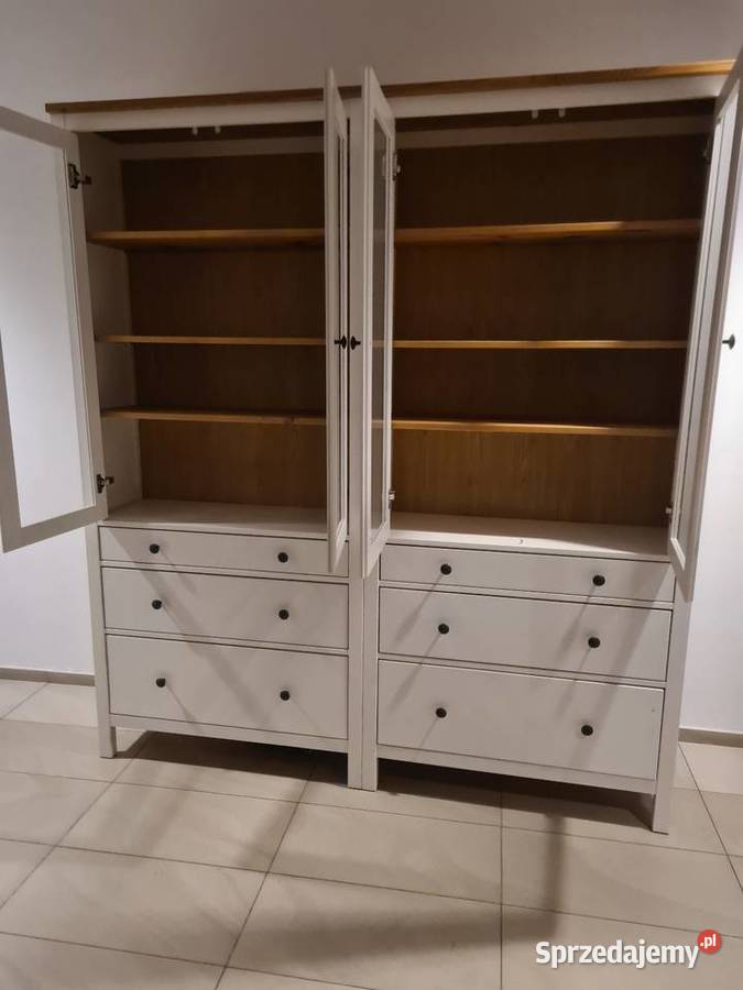 IKEA HEMNES witryny sosnowe komplet Darmowa Regały Warszawa