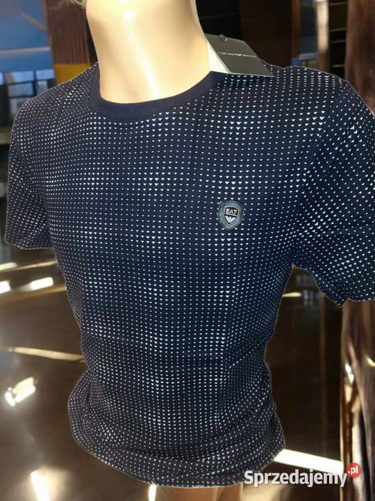 Tshirt męski Emporio Armani elegancki małe logo Białystok
