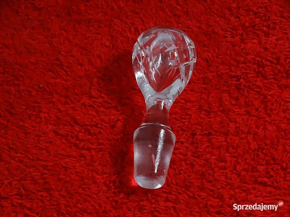 Unikalny Kryształowy KarafkoDzbanek Vintage lubelskie Biłgoraj