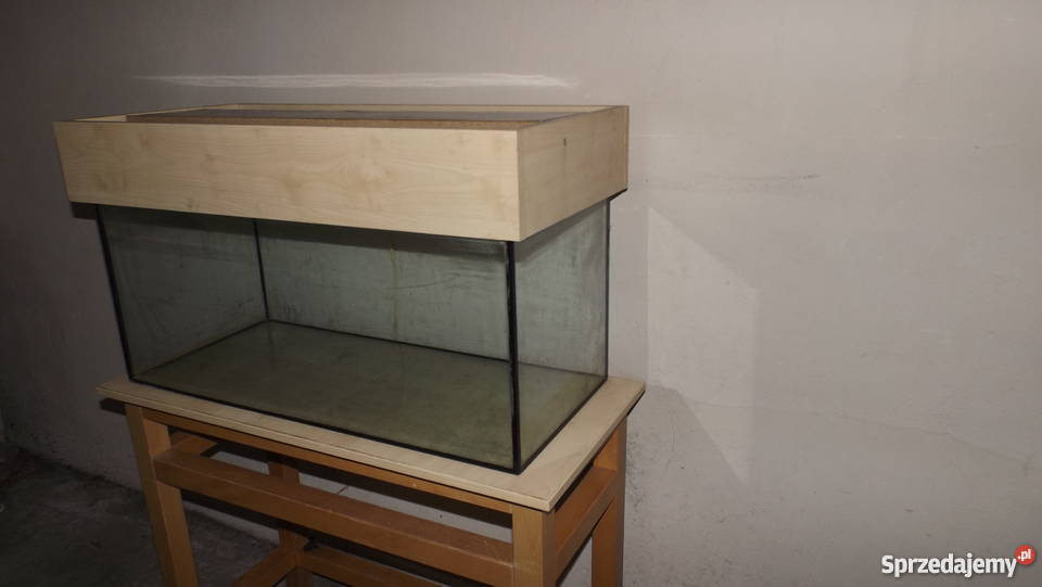 Duże akwarium stolik pokrywa z oświetleniem Grodziczno