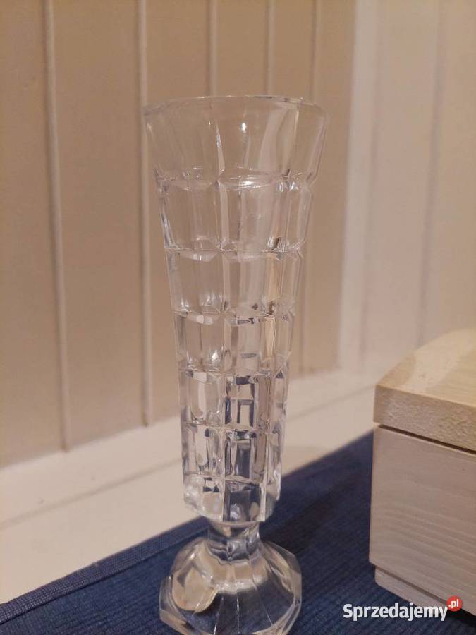 Kryształowy wazonik Francuski Łódź