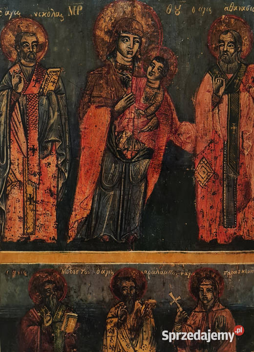 Ikona dwupolowa Matka Boża Hodegetria 0361