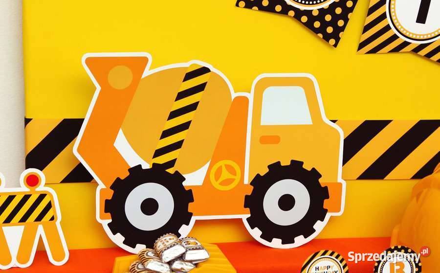 Budowa Budowniczy szablony urodziny słodki stół wielkopolskie