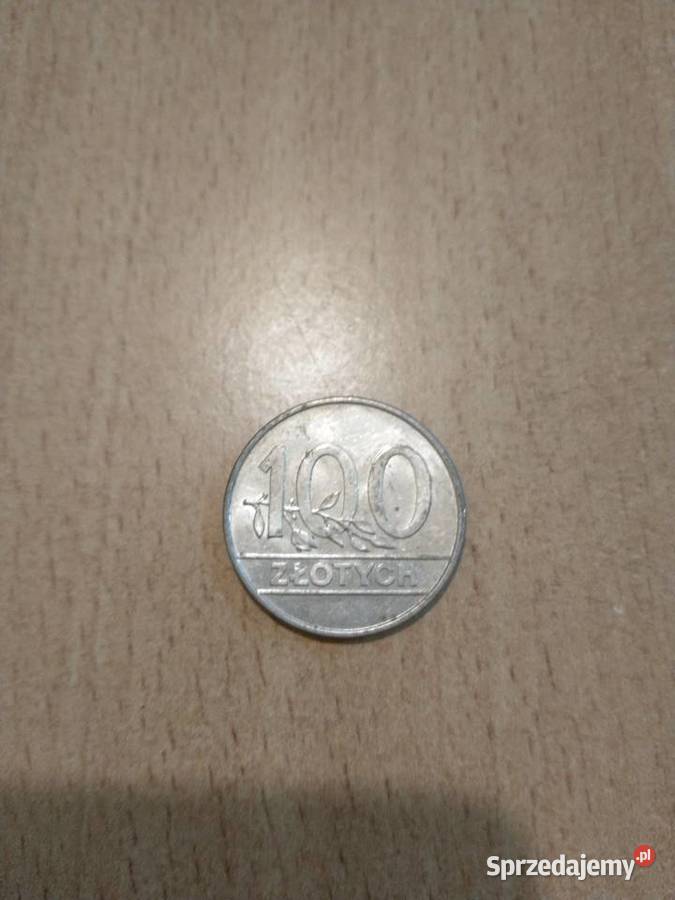 Monety 100zl z 1990r Warszawa