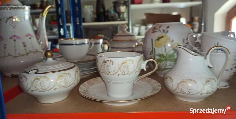 Trio kawowe Hackefors Porslin Sweden
Porcelana