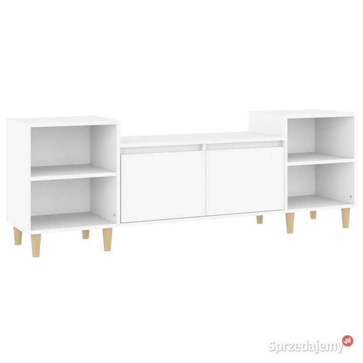 Szafka pod TV biała 80x36x50 materiał Warszawa