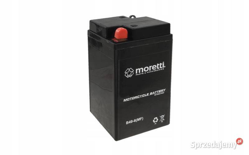 Akumulator motocyklowy Moretti AGM B496 6V