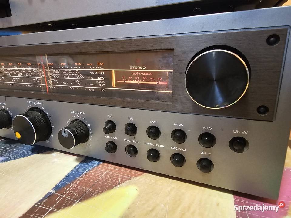 Zestaw hifi iniversum amplituner VT 23016M deck Ludwinowo