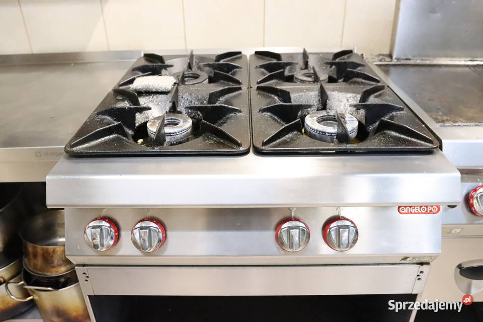 Kuchnia gaz 4 palniki Angelo 190FAACOMO 34 kW Pszczyna
