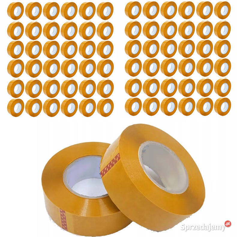Taśma Pakowa Żółta 72 48mm x 50m Ultra Mocna Ludźmierz sprzedam