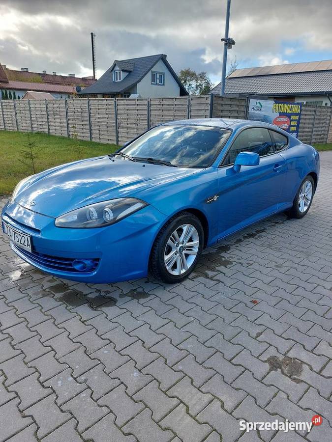 HYUNDAI COUPE 16 Benzyna 2007 niebieski sprzedam